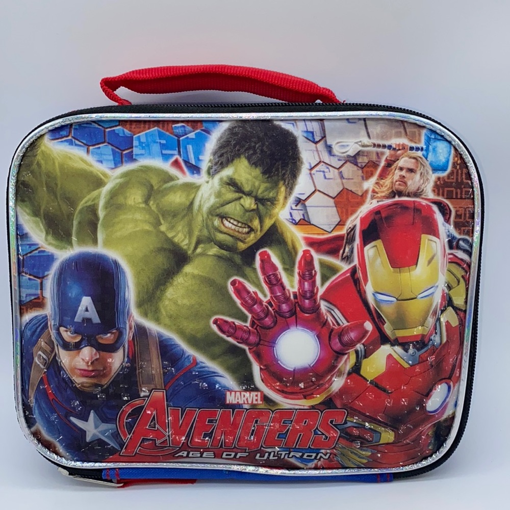 Marvel Avengers Age Of Ultron Soft Sided Zippered Lunch Bag Kids